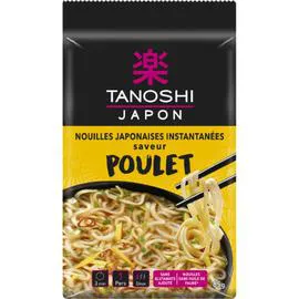 TANOSHI, TIEN SHAN Nouilles instantanées Saveur poulet 85g