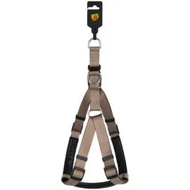 ANIMALIS Harnais Basic Confort 25mm75/96cm, Taupe l'unité