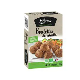 LE PICOREUR Boulettes de volaille sans gluten Bio 180g
