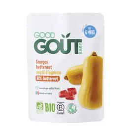 GOOD GOÛT Plat bébé dès 6 mois courge butternut et sauté d'agneau Bio 190g