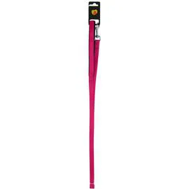 ANIMALIS Laisse Basic Confort 15mm et 120cm pour Chien Fuchsia 60g