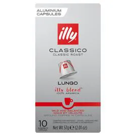 ILLY Café capsules Compatibles Nespresso lungo classico 10x5,7g