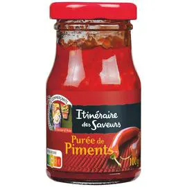 ITINÉRAIRE DES SAVEURS Purée de piments 100g