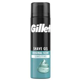 GILLETTE Gel À Raser Peaux Sensibles 200ml