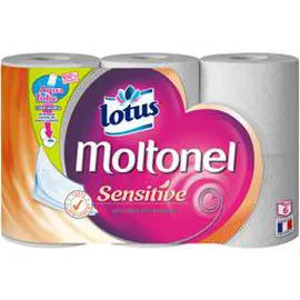 LOTUS Papier toilette Moltonel sensitive x6