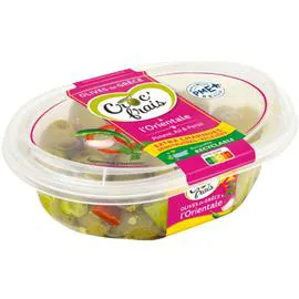 CROC'FRAIS Olives vertes dénoyautée à l'Orientale 200g