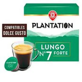 MARQUE REPÈRE, PLANTATION Capsules café Lungo forte n°7 - x16 105g