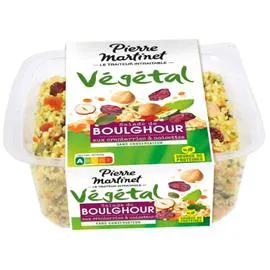 PIERRE MARTINET Salade de boulghour aux noisettes et aux cranberries végétal 250g