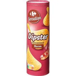 CARREFOUR SENSATION Biscuits apéritif Tuiles bacon 175g
