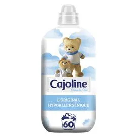 CAJOLINE Adoucissant Hypoallergénique Doux Et Pur 1,38l