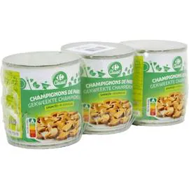CARREFOUR CLASSIC' Champignons de Paris émincés 3x200g