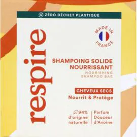 RESPIRE Shampoing Solide Bio Douceur D'Avoine Cheveux Secs 75g