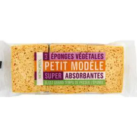 MONOPRIX Eponges végétales petit modèle super absorbantes l'unité