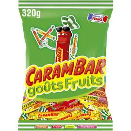 CARAMBAR Bonbons fruits 320g