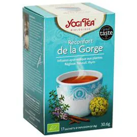 YOGI TEA Infusion Réconfort de La Gorge - 17 Sachets 32,3g