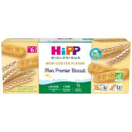 HIPP BIOLOGIQUE Biscuits bébé dès 6 mois Mon Premier Biscuit Bio 180g