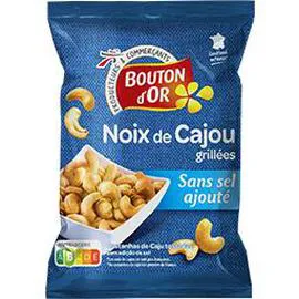 BOUTON D'OR Noix de cajou grillées sans sel ajouté 125g