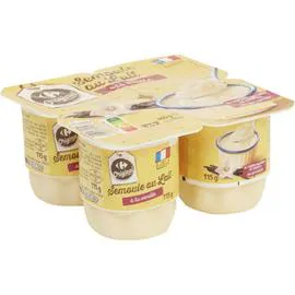 CARREFOUR Semoule au lait vanille 4x115g
