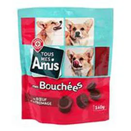 MARQUE REPÈRE, TOUS MES AMIS Snack récompense Fromage boeuf 140g
