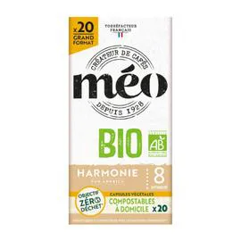 MÉO Capsules Harmonie arabica Bio - x20 x20