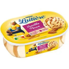 NESTLÉ, LA LAITIÈRE Glace vanille pecan sauce caramel beurre salé 490g