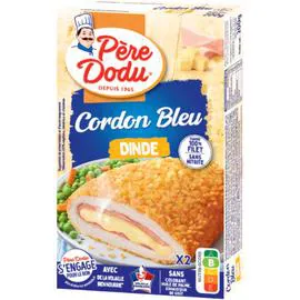 DOUCE FRANCE, PÈRE DODU Escalope Cordon Bleu Dinde 200g