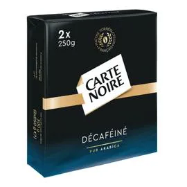 CARTE NOIRE Café moulu décaféiné 500g