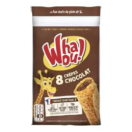 WHAOU! Crêpe fourrée Chocolat - x8 256g