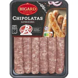BIGARD Chipolatas supérieures Label Rouge 330g