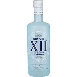 XII Dry Gin distillé en Provence 70cl