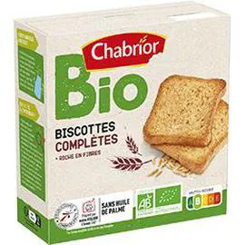 CHABRIOR BIO Biscottes complètes BIO 300g