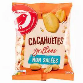 AUCHAN Cacahuètes grillées sans sel ajouté 200g