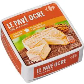 CARREFOUR Fromage Le Pavé Ocre 220g