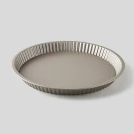 MONOPRIX MAISON Moule À Tarte 31Cm En Acier Revêtu, Coloris Champagne, Fond Mobile l'unité