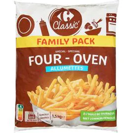 CARREFOUR CLASSIC' Frites allumettes spécial four 1,5kg