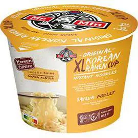 MR. MIN Cup nouilles XL instantanées coréennes saveur poulet 110g