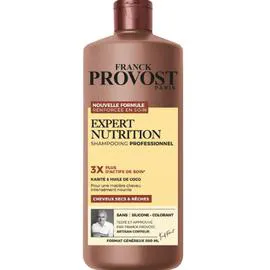 FRANCK PROVOST Shampoing Cheveux Epais, Secs À Très Secs, Bouclés, Ondulés, Karité & Huile De Coco 500ml