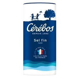 CEREBOS Sel fin iodé 500g