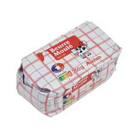 AUCHAN Beurre moulé demi-sel 250g