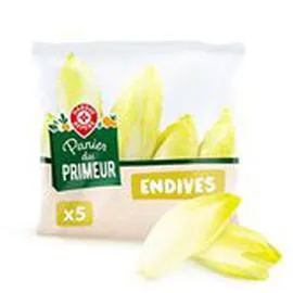 MARQUE REPÈRE, PANIER DU PRIMEUR Endives x5 x5