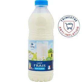 CARREFOUR EXTRA Lait frais demi-écrémé 1l