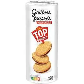 TOP BUDGET Goûters fourrés au cacao 500g