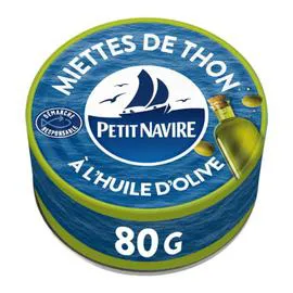 PETIT NAVIRE Miettes de Thon Huile d'Olive Vierge Extra 80g