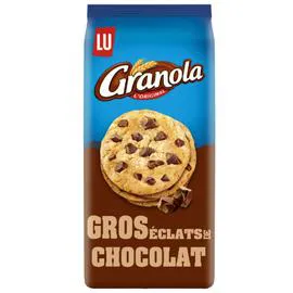 LU, GRANOLA Cookies aux gros éclats de chocolat 184g