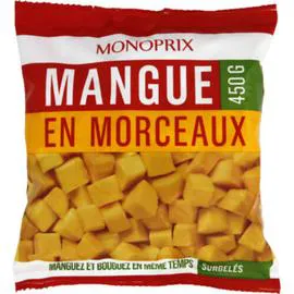 MONOPRIX Mangues En Morceaux Surgelés 450g