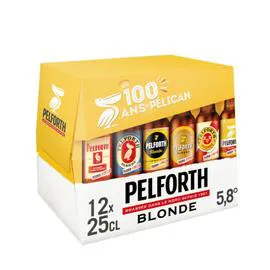 PELFORTH Bière blonde 12x25cl