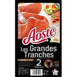 AOSTE Jambon cru Grandes tranches 55g