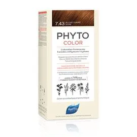 PHYTO PARIS Coloration cheveux blond cuivre doré 7.43 l'unité