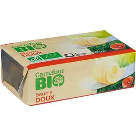 CARREFOUR BIO Beurre Doux Bio 250g