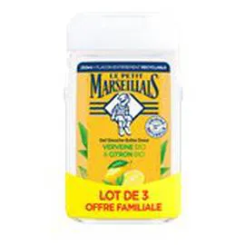 LE PETIT MARSEILLAIS Gel Douche extra doux Verveine 3x250ml